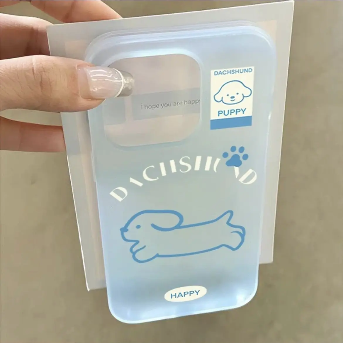 Line Art Puppy Compatible with Phone 16/15 Pro Max Apple 14/13 Phone Case 12/XS Transparent 8P/11 Soft