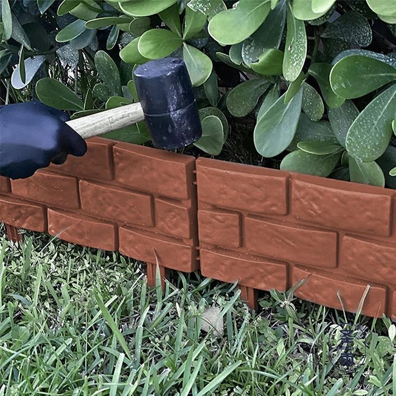 Product Introduction of New Plastic Horticultural Fence Outdoor Flower Edging Decorative Decorative Fence Garden Decor Landscape Plant Lawn Picket 16