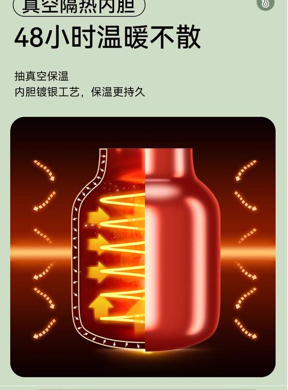 Product Introduction of Thermal Insulation Kettle 2L Large Capacity Hot Water Bottle Household Thermos Thermos Dormitory Electric Kettle Glass Liner Warm Lining 4