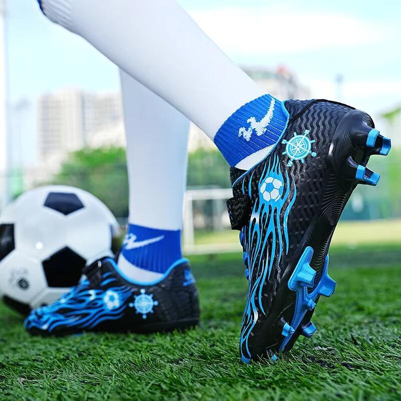 Product Introduction of Kids Boys Free Shipping Turf Training Soccer Shoes Outdoor Sports Futsal Hall Football Boot for Children 8