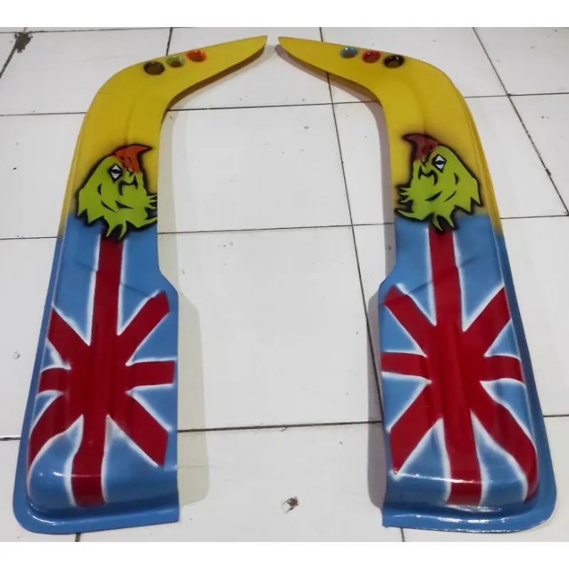 talang air mobil Mitsubishi canter air brush model lukis Car