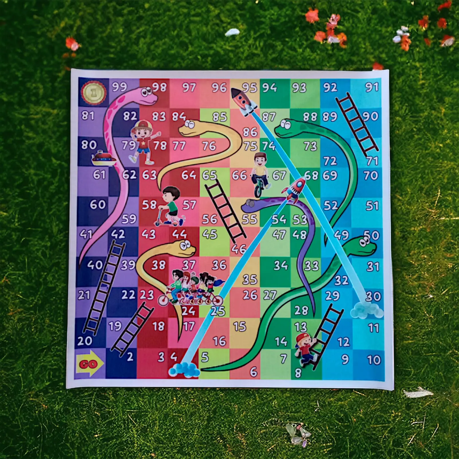 Game Ular Tangga Keluarga+dadu