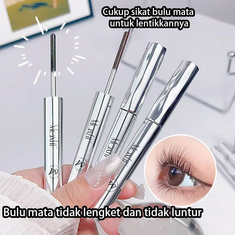 COD Mascara Panjang Melengkung Tahan Lama Tidak Luntur 2 Warna Keriting Volume Maksimal Curling Sempurna Waterproof Anti Air Dan Smudge Eye Make Up
