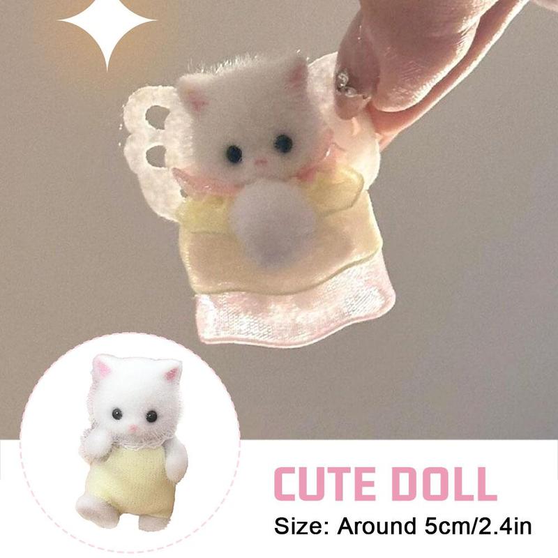 Product Introduction of 20g Cute Cat Doll Sylvanian Families Anime Figure Room Ornament Birthday Gifts For Girls 14