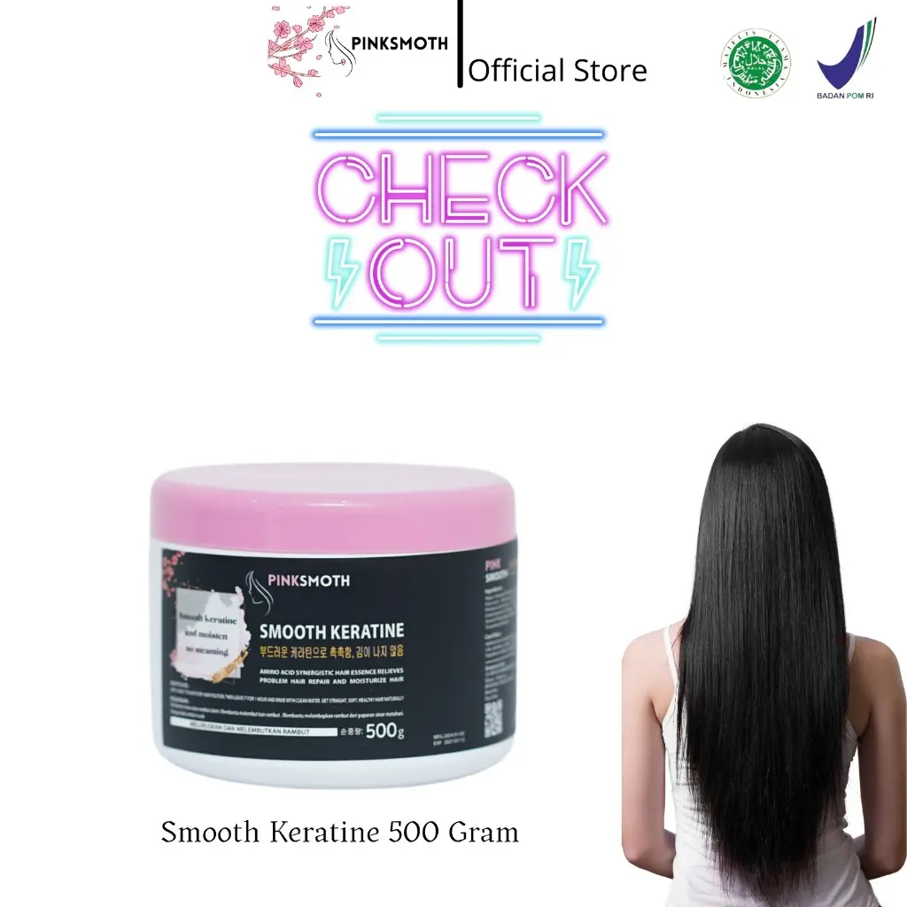 VIRAL SMOOTH KERATIN KOREA 500ml BPOM Pelurus Rambut Tanpa Catok