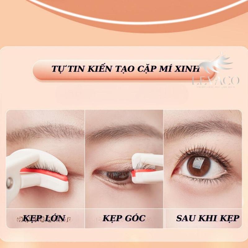 Kẹp bấm mi mắt uốn cong trang điểm makeup dụng cụ chăm sóc làm đẹp nữ GECOMO Mỹ Phẩm Cosmetic 1
