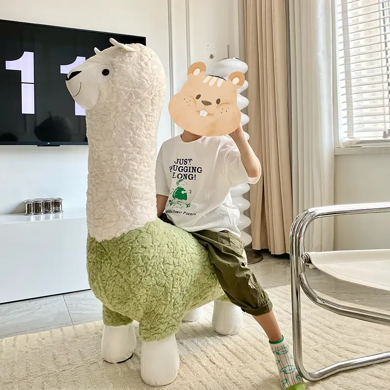 Ghế Alpaca, Đồ Chơi, Búp Bê Alpaca, Đồ Trang Trí Phòng Khách Ghế Động Vật, Ghế Đi Chơi Ghế Sofa Trẻ Em, Có Thể Tháo Rời Và Giặt Được, Ghế Đẩu Động Vật, Bán Chạy Năm 2025, Giá Hơn 1,000 HTK 2