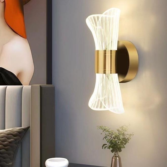 [Giá Sốc ] Đèn Led gắn tường Phòng Khách , Phòng Ngủ , Cầu thang phong cách Bắc Âu hiện đại dentuong Nhôm Kháng nước acryl bảo hành của nhà sản xuất