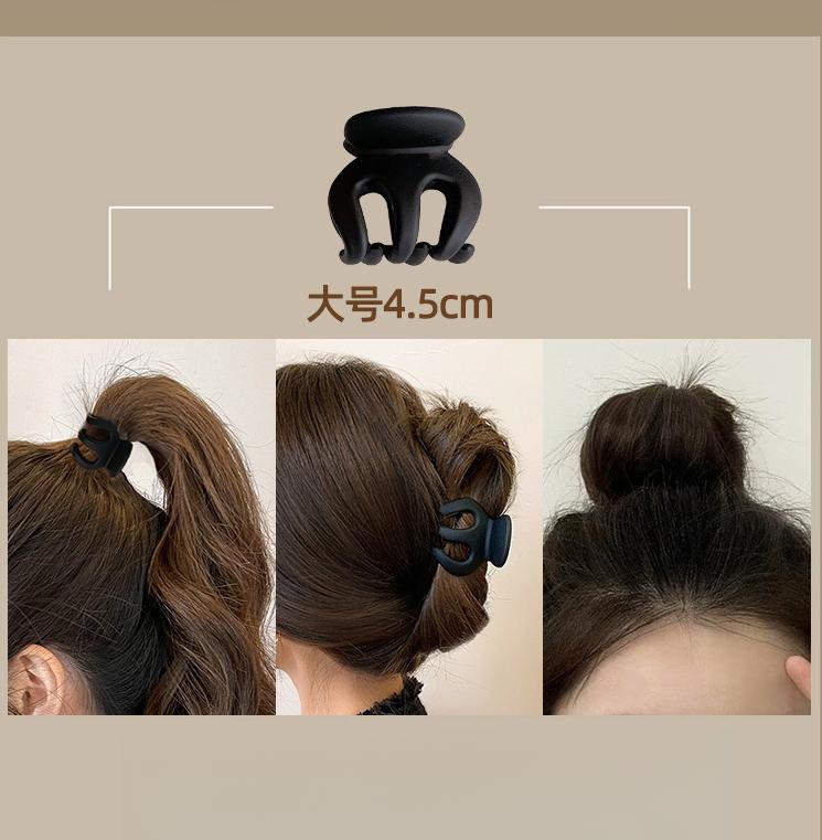 Product Introduction of Kẹp Tóc Đuôi Ngựa, Hàn Quốc, Kẹp Tóc Nhỏ Kẹp Tóc Đơn Giản, Thích Hợp Cho Tóc Đuôi Ngựa Cao, Dụng Cụ Hữu Ích, Kẹp Cá Mập, Kẹp Tóc, Kẹp Càng Cua Sau Đầu, Dành Cho Nữ, Nhiều Miếng 2