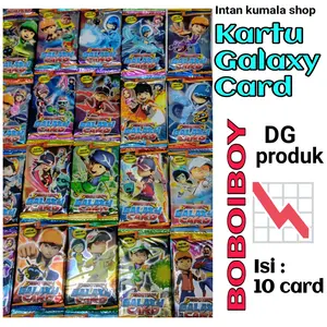 Mainan kartu boboiboy-ML DG 6 sachet Anak Card Game Hadiah Toys