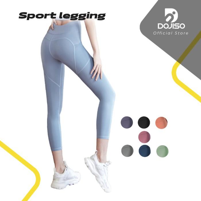 U♫1J Yoga Legging Celana Olahraga Wanita High Waist S M L Xl Xxl N✔Sa 0