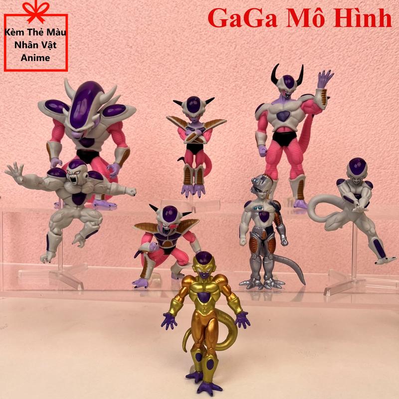  Mô Hình Dragon Ball Set 8 Frieza Cao 7-12cm - GaGa Mô Hình   Kèm Thẻ Màu Anime  Đồ Chơi Toy 