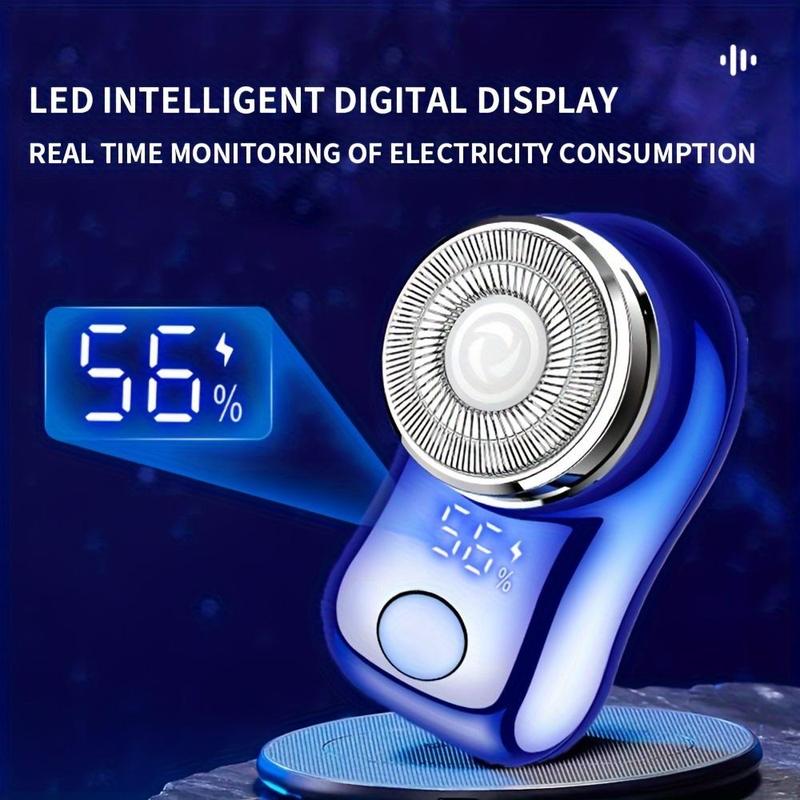 Portable Comfort Mini USB Rechargeable Shaver, Electric Beard Razor for Men, Wet & Dry Shaver for Home, Office, Car, Business Travel, Beard Care Machine, Sharp Electric Shaver, New Year Gifts, Valentine's Day Gift for Men, Shaver for Men, Shaving Products 4