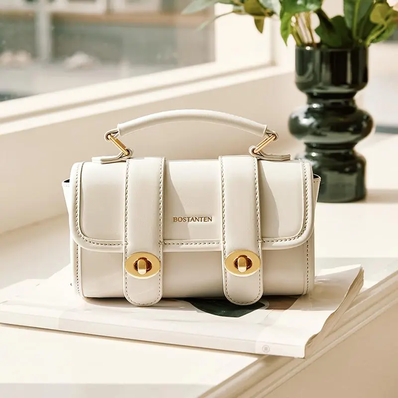 [Marsya bag x popsea] BOSTANTEN Tas Cambridge Tas Wanita 2025 Hand Bag Selempang Wanita Tas Sling Bag 2 in 1 Shoulder Bag 3