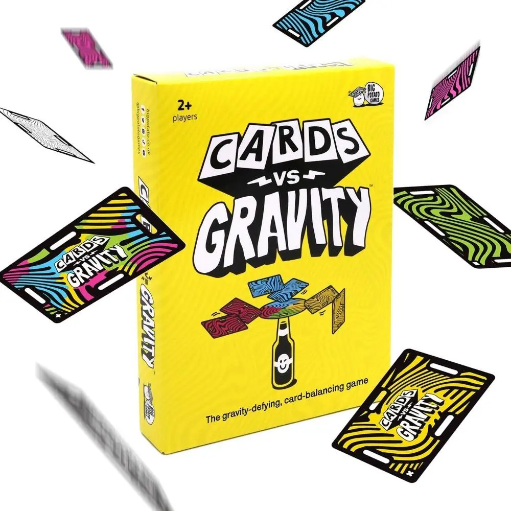 Card vs Gravity Card Game, 1 Box Fun Card Game, Creative Card Balancing Game, Multiple Players Party Game for Aged Above 16, Birthday Gift, Christmas Gift