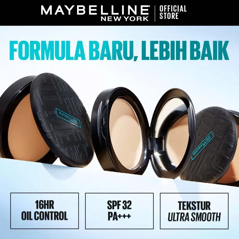 FEMME || Fit Me Matte Plus Poreless Compact Powder - Bedak Padat Maybelline 1