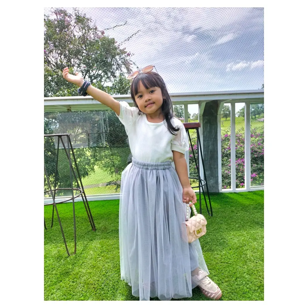 Rok Tutu Anak Perempuan Rok Tulle Anak 2-12 Tahun