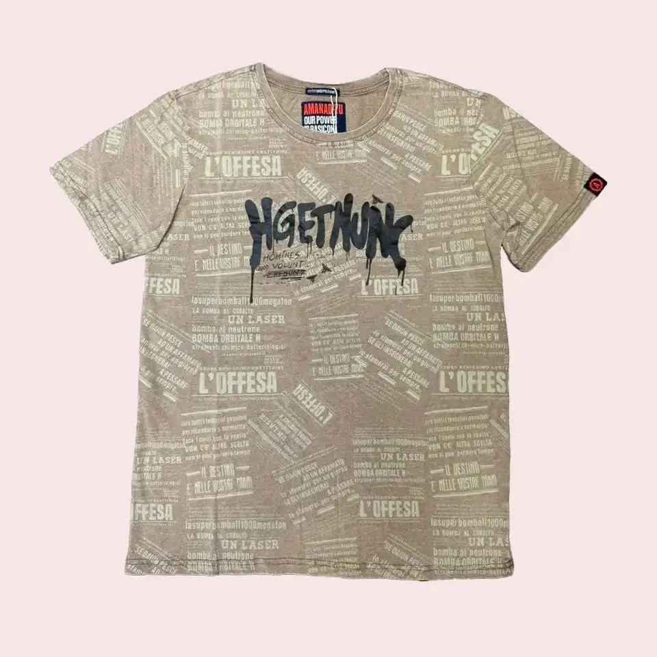 Áo Thun Nam, Mã Số 272, Cotton In Chữ, Nhiều Màu, Dáng Ôm, Phong Cách Bụi