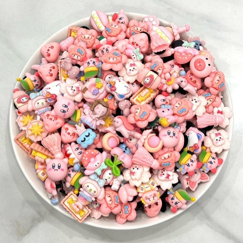 [Giao ngẫu nhiên] 10 Sticker Jibbizt Charm 3D gắn dép theo chủ đề Dễ Thương