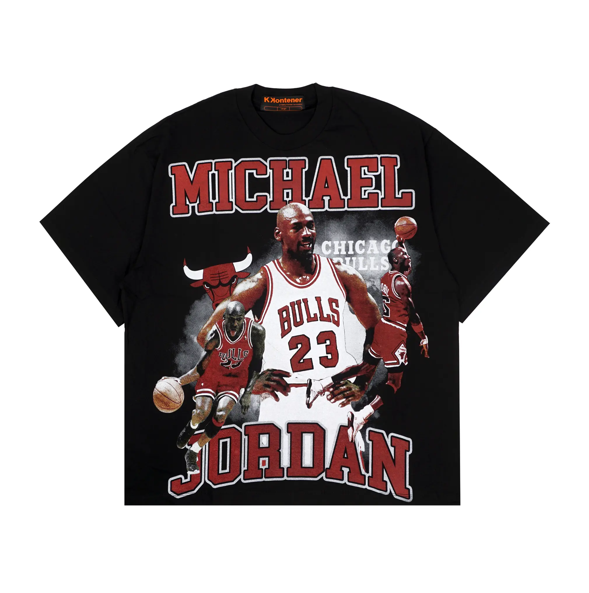 KKONTENER MICHAEL JORDAN OVERSIZE TSHIRT BLACK