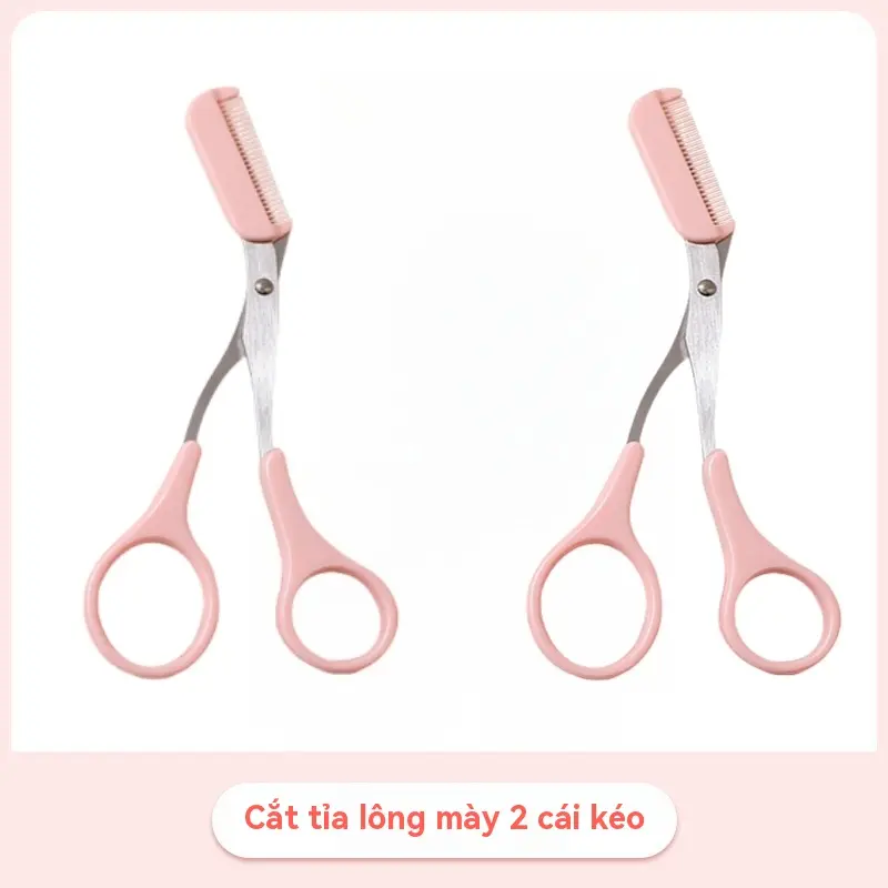 Bộ dụng cụ 5 món cắt lông mày chuyên nghiệp ,với kéo và lưỡi dao cạo râu tiện lợi , nhanh chóng 5