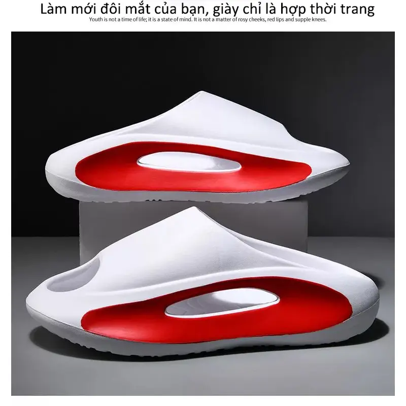 EVA Dép ngoài trời! Sandals bãi biển! Mùa hè thời trang chống trượt dép nam dép trong nhà dép nữ dày đế dép Slipper Hoa 8