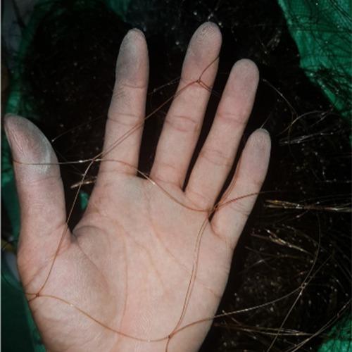 lưới đuổi gà bằng dù Thái Lan để bảo vệ mùa màng và hoa màu mắt lưới 12cm cao 4.5m có chống gió và kẹp chì 5
