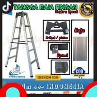 Gambar 𝐌𝐚𝐤𝐦𝐮𝐫 𝐉𝐚𝐲𝐚 TANGGA BAJA RINGAN  & ALUMUNIUM 2 METER / 1,75 METER / 1,5 METER SUPER KOKOH dari MAKMUR JAYA45 Kota Depok 1 Tokopedia
