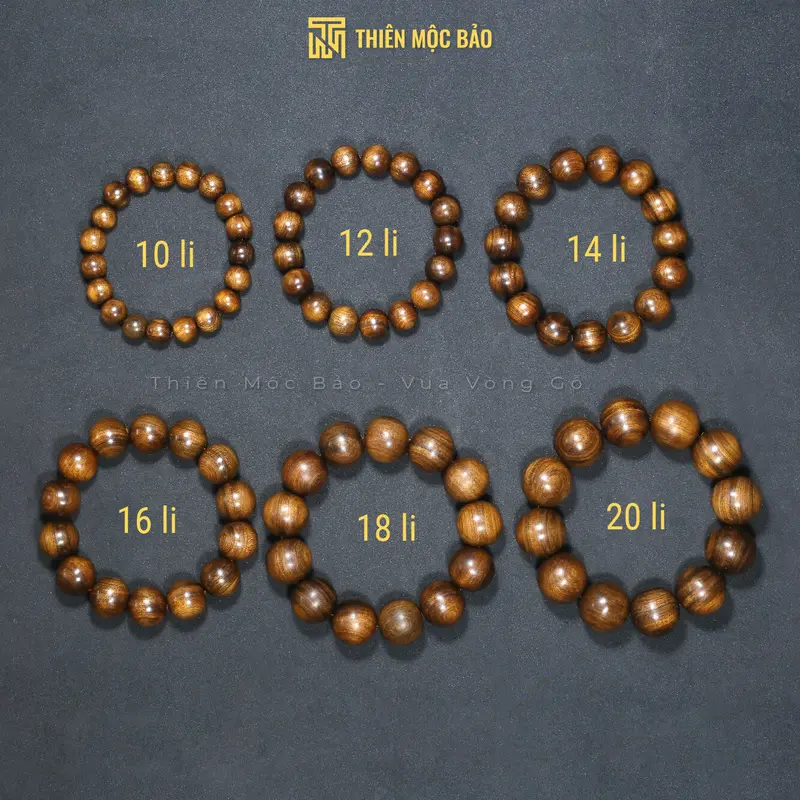 Vòng tay gỗ Bách xanh để mộc thơm tự nhiên đủ cỡ cho Nam và Nữ 8/10/12/14/16/18/20mm - Phụ kiện đeo tay | Thiên Mộc Bảo 2