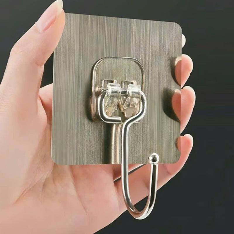Product Introduction of ( Combo 50) Móc Dán Tường Inox Móc Đơn Treo Dán Tường Nhà Tắm Nhà Bếp Đa Năng Kèm móc treo đồ tiện lợi 11