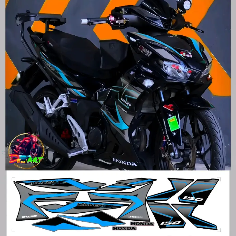 Tem rời WINNER X V3 - Mẫu X 150. Chất liệu PPF Cao Cấp : 3 Lớp, Chống Nước, Chống Phai Màu. Nhãn Dán Decal 4