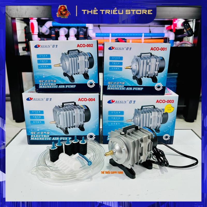 Máy Sục Sủi Khí Oxy Resun ACO-001 / ACO-002 ( Công suất lớn sủi 15-30 hồ cá )