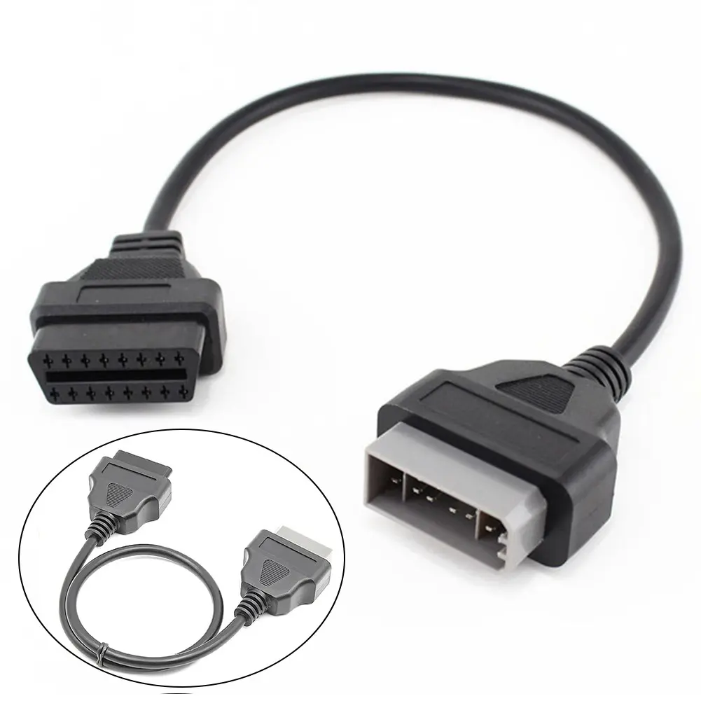 <IN STOCK>14Pin to 16PIN OBD1 OBD2 Cable for Nissan For ELM327 Scanner Extension Adapter