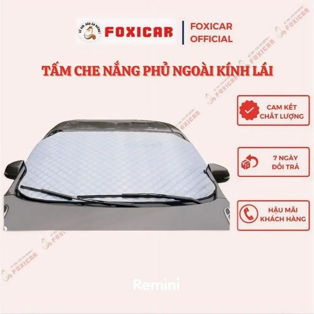Tấm che nắng kính lái 3 lớp hàng loại 1 cho ô tô, xe hơi  FOXICAR