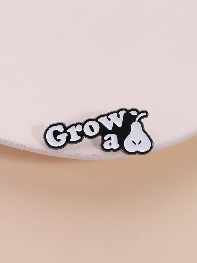 Product Introduction of Grow A Pair Of Balls Enamel Pin, Cute Funny Brooch, Fashion Accessories for Women & Men, Trendy All-match & Exquisite Brooch for Birthday Gift 2
