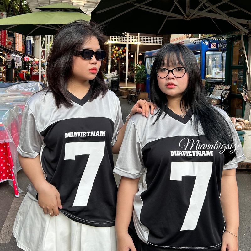Miavnbigsize - Áo thun thể thao số 7 Jersey form unisex