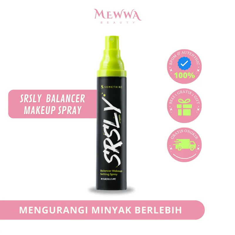 Mewwa Beauty - SOMETHINC SRSLY Balancer Make Up Setting Spray - Make Up Tahan Lama Original BPOM 0