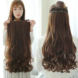 Hairclip / Hair Clip Cantik Bagus Murah Long Curly Hair - Hairclip Wanita Bergelombang Korean style Ladies High Quality