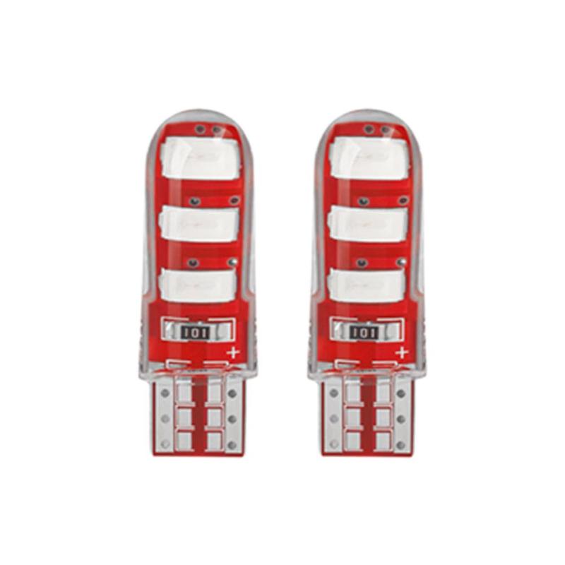 Product Introduction of Silicone W5W Glue Display Light High-brightness Small Bubble 12V 2 PCS Automobile LED Width Indicator Light For T10 5630 6SMD 18