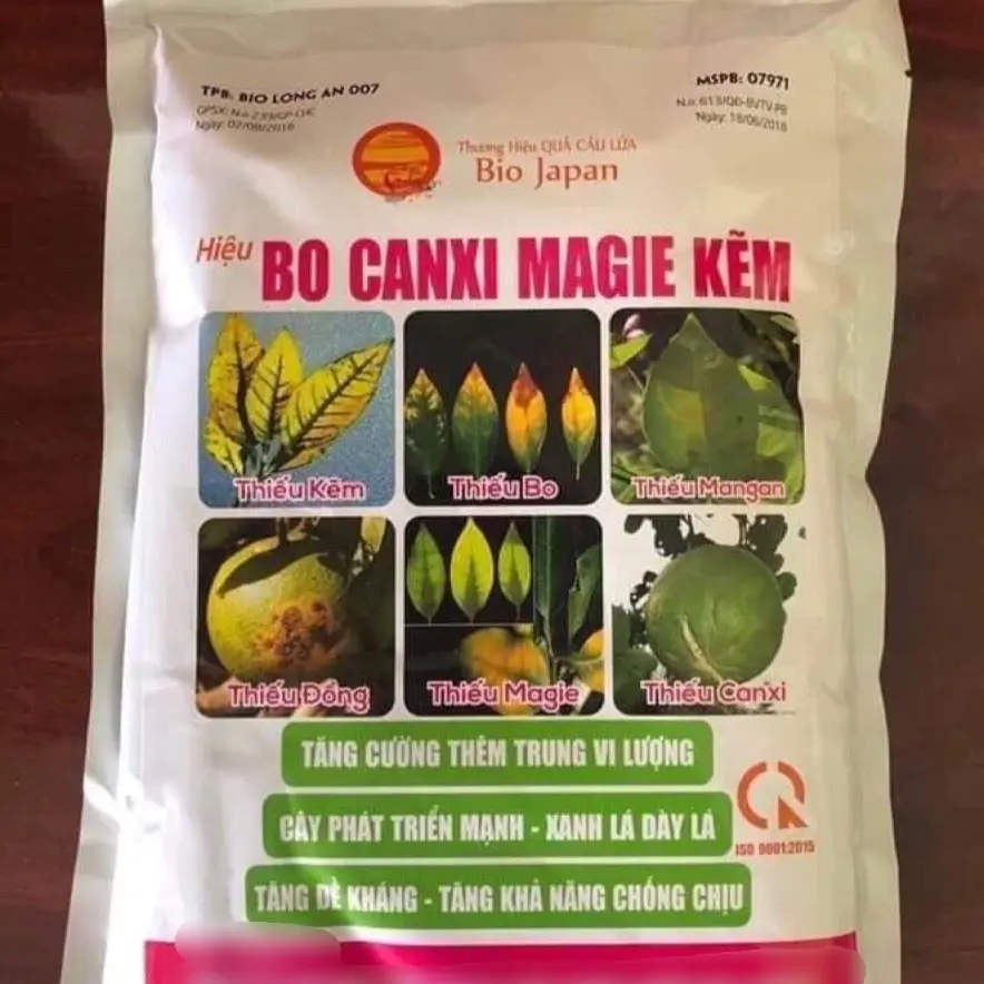 Phân bón lá BO CANXI MAGIE KẼM. Gói 1 ký