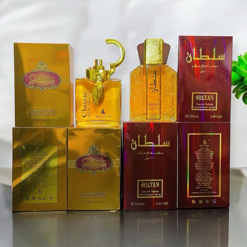 B140 - COMBO NƯỚC HOA ĐUBAI NAM & NỮ [ nc hoa A RẬP A CLA-SIC MÓC KHOÁ NỮ 100ml + nước hoa SUUL-TANG NÂU 100ml NAM ] Perfume