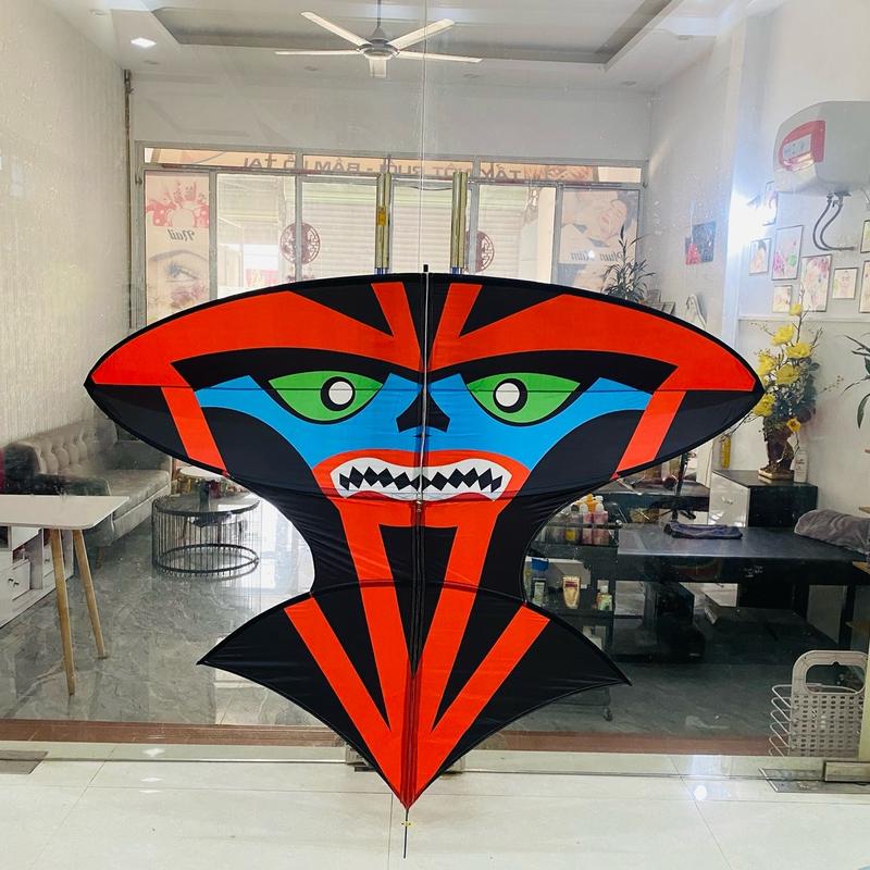 Diều 2m xỏ khung cá mập bẹn cắn cáp khung cánh chuối đuôi nan xoắn Đồ Chơi Toy Đồ Chơi Toy