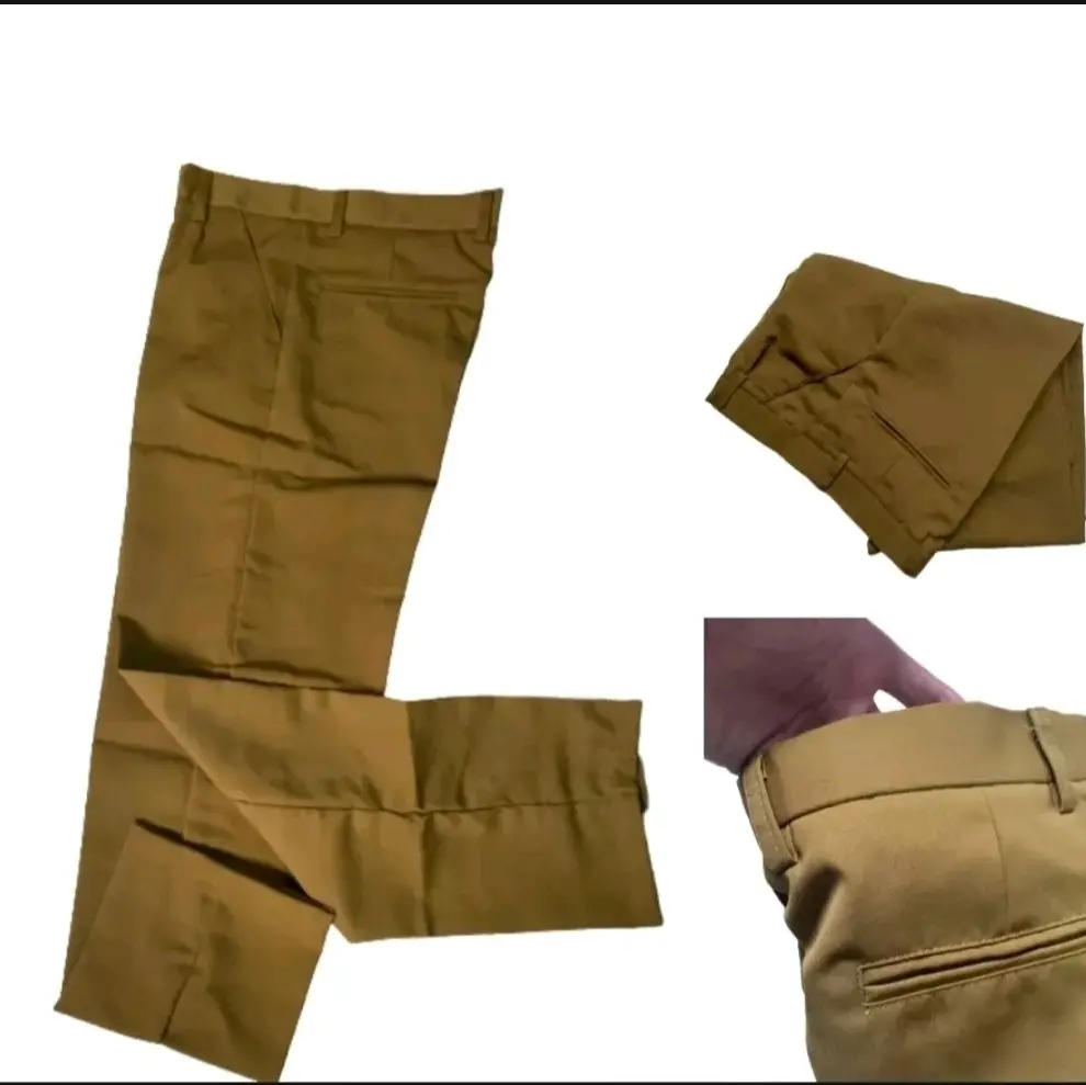 Celana Panjang Dinas Asn Pemkot Guru Khaki  Muda Khaki  Sedang Tua Pria Kerja Nyaman Kantor