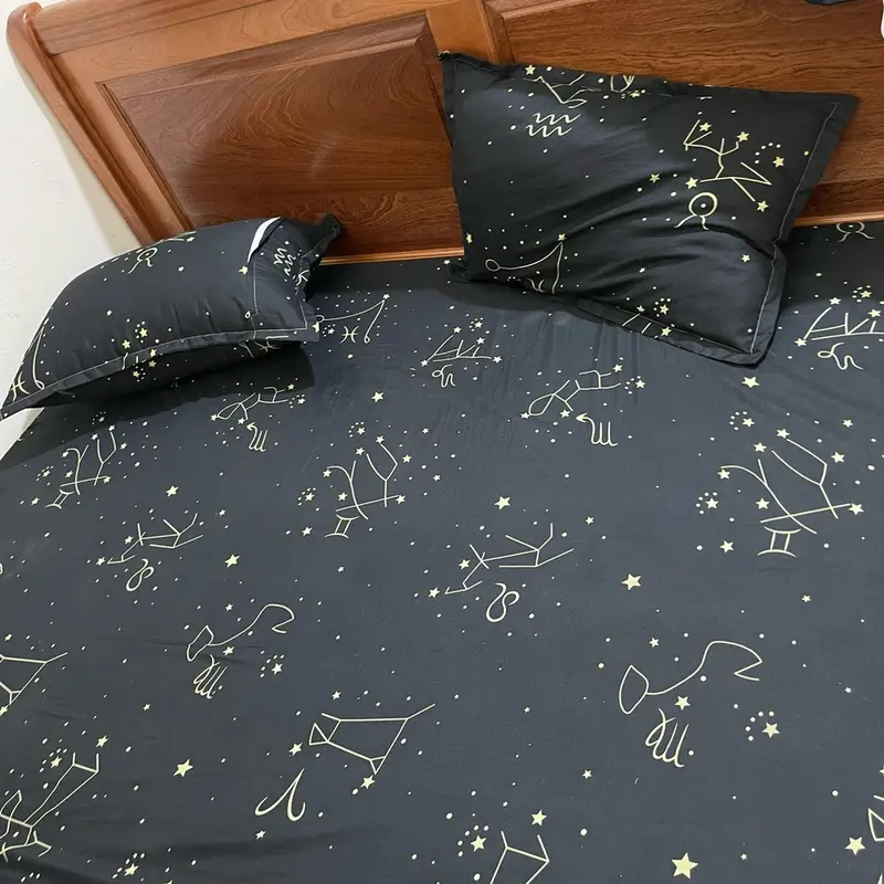Sét 5 món và 4 món ( chăn phao + ga bọc nệm + 2 vỏ gối đầu + 1 vỏ gối ôm ) 4