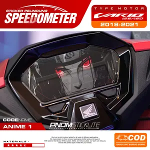 STICKER ANTIGORES SPEEDOMETER VARIO NEW 125 150 160 STIKER PELINDUNG SPEEDOMETER VARIO MOTIF ANIME