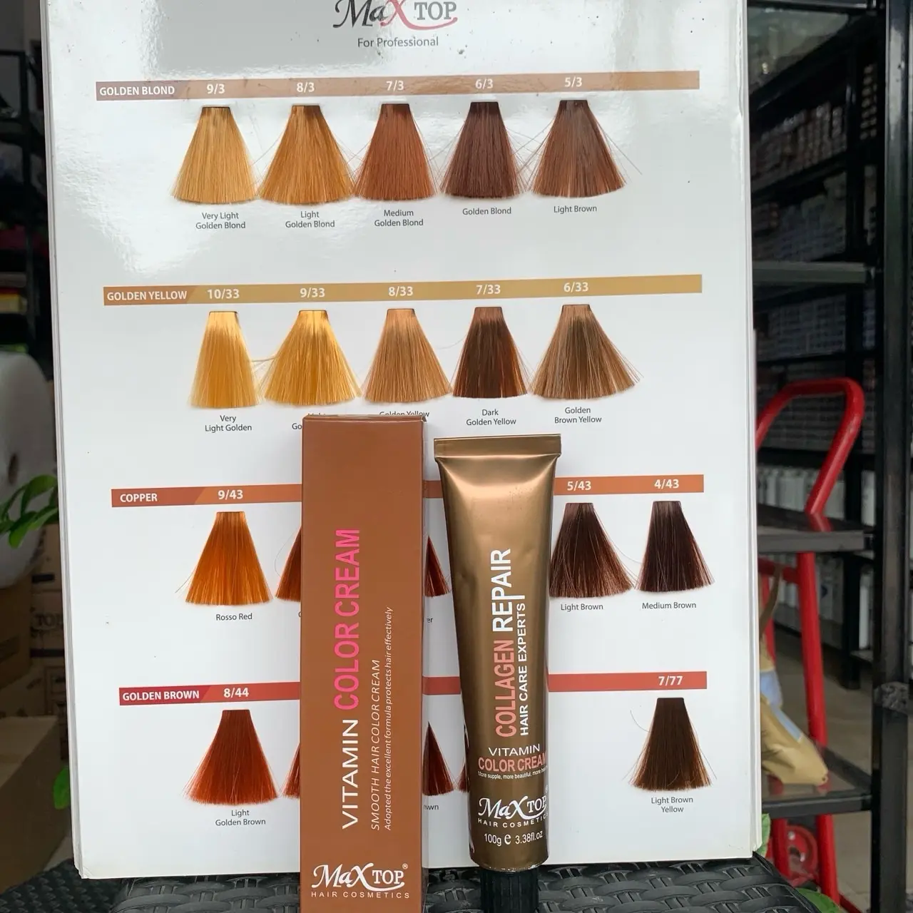 (MUA 10 TẶNG 1) Màu  Nhuộm Tóc Maxtop 100ml Hàng Công Ty Chính Hãng