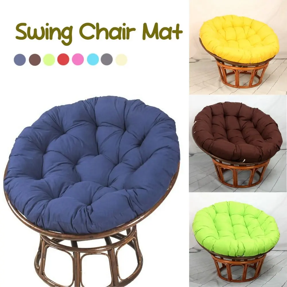 Durable 40/60/80cm Swing Chair Mat Thickened Outdoor Supply Rocking Chair Seat Mat Hammock Floor Cushions Backrest Pillow Home