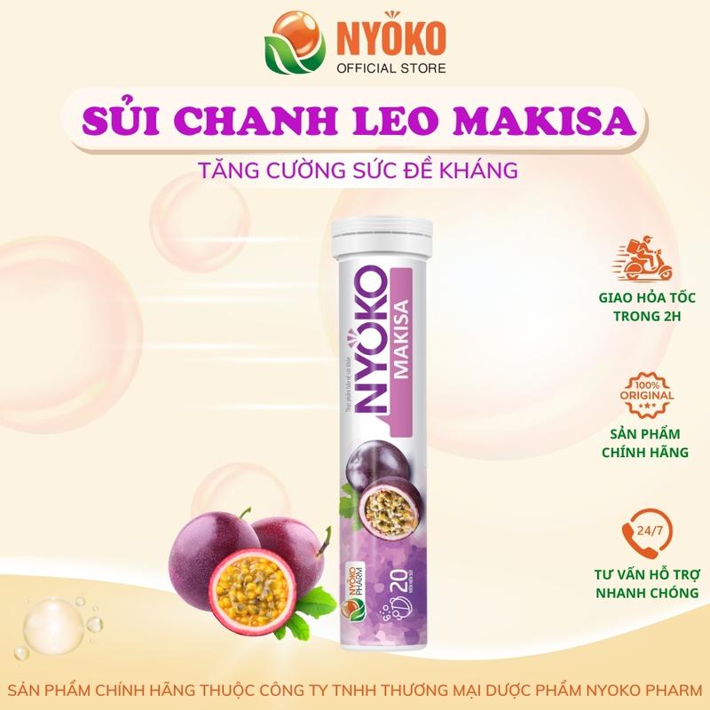 Product Introduction of Viên sủi vitamin chanh dây tăng sức đề kháng cho cơ thể vị chanh leo lọ 20 viên NYOKO vitamin  b7 1