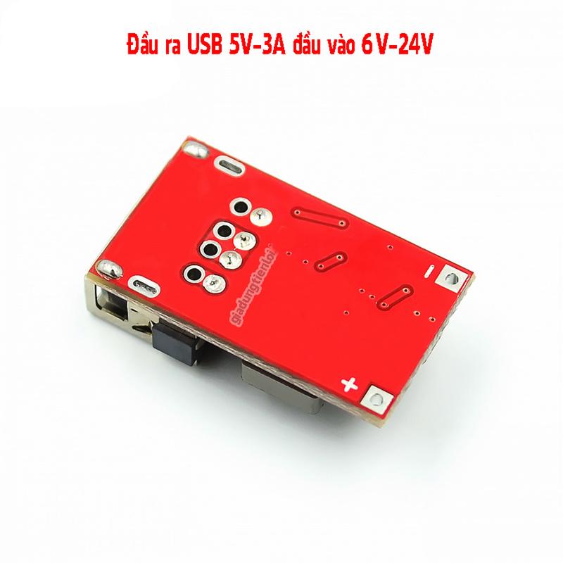 Mạch sạc điện thoại đầu vào (0.9~5V) hoặc (6V-24V)  đầu ra USB 5V 7