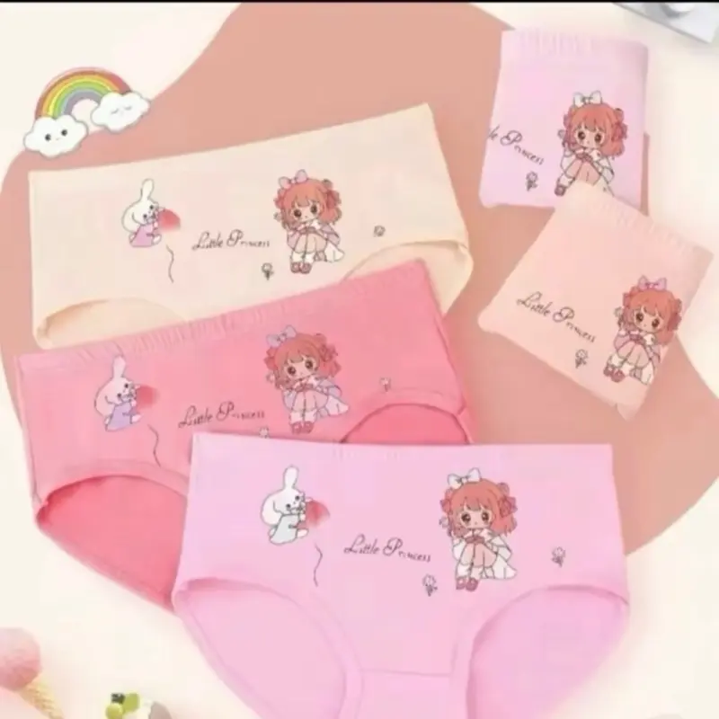Set 10 quần chip (5 quần tam giác + 5 quần đùi) hoạ tiết và màu ngẫu nhuên size 10-27kg 6